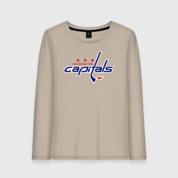 Женский лонгслив хлопок Washington Capitals