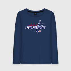 Женский лонгслив хлопок Washington Capitals