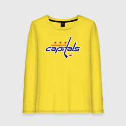 Женский лонгслив хлопок Washington Capitals