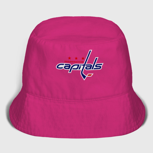 Женская панама хлопок Washington Capitals, цвет ярко-розовый