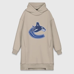 Платье-худи хлопок Vancouver Canucks