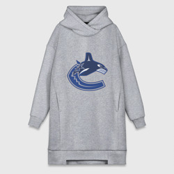 Платье-худи хлопок Vancouver Canucks