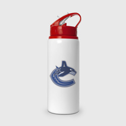 Бутылка для воды с трубочкой Vancouver Canucks