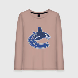 Женский лонгслив хлопок Vancouver Canucks