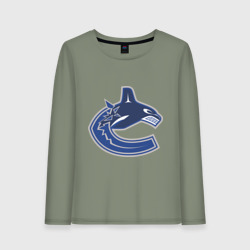 Женский лонгслив хлопок Vancouver Canucks