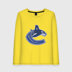 Женский лонгслив хлопок Vancouver Canucks