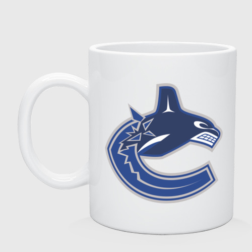 Кружка керамическая Vancouver Canucks, цвет белый