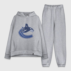 Женский костюм хлопок Oversize Vancouver Canucks