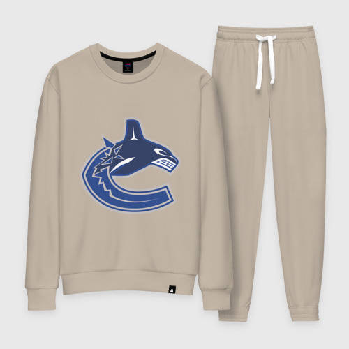 Женский костюм хлопок Vancouver Canucks, цвет миндальный