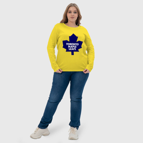 Женский лонгслив хлопок Toronto Maple Leafs, цвет желтый - фото 6