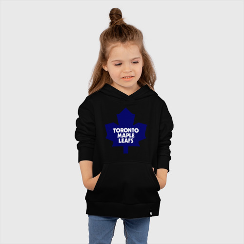 Детская толстовка хлопок Toronto Maple Leafs, цвет черный - фото 4