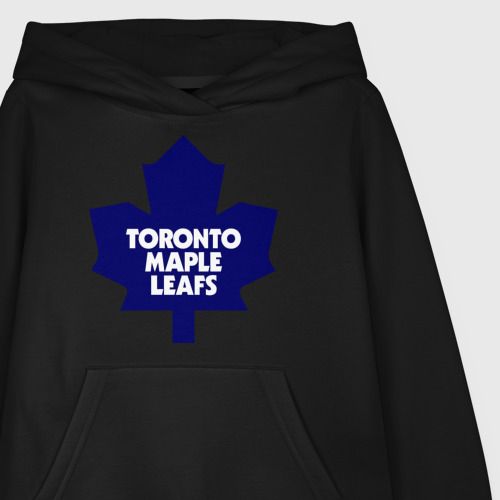 Детская толстовка хлопок Toronto Maple Leafs, цвет черный - фото 3