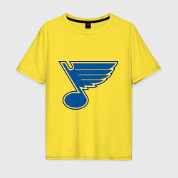 Мужская футболка хлопок Oversize St Louis Blues