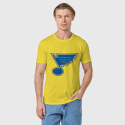 Мужская футболка хлопок St Louis Blues - фото 2