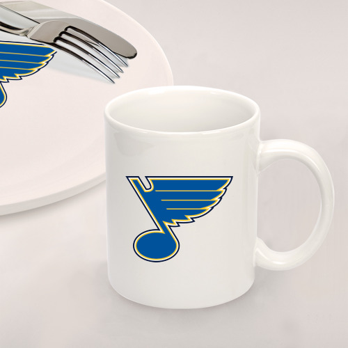 Набор: тарелка + кружка St Louis Blues - фото 2