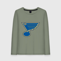 Женский лонгслив хлопок St Louis Blues