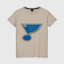 Женская футболка хлопок St Louis Blues