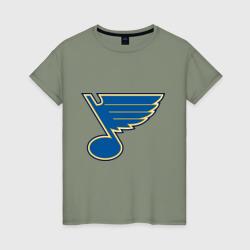 Женская футболка хлопок St Louis Blues