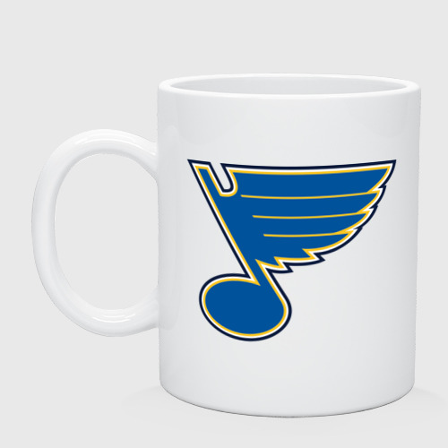 Кружка керамическая St Louis Blues, цвет белый