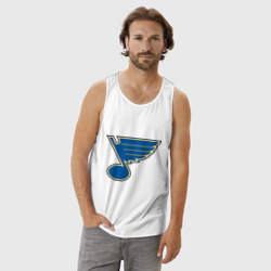 Мужская майка хлопок St Louis Blues - фото 2