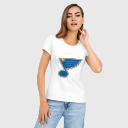 Женская футболка хлопок Slim St Louis Blues - фото 2