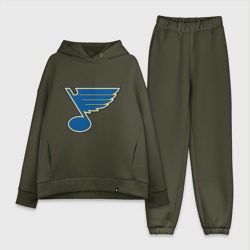 Женский костюм хлопок Oversize St Louis Blues