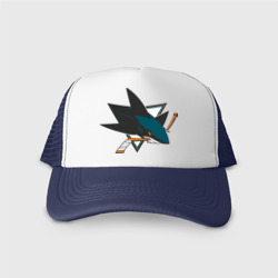 Кепка тракер с сеткой San Jose Sharks