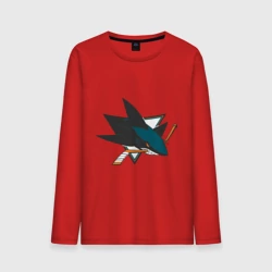 Мужской лонгслив хлопок San Jose Sharks