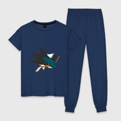 Женская пижама хлопок San Jose Sharks