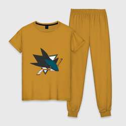 Женская пижама хлопок San Jose Sharks
