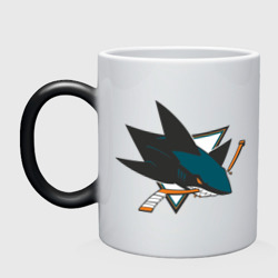 Кружка хамелеон San Jose Sharks