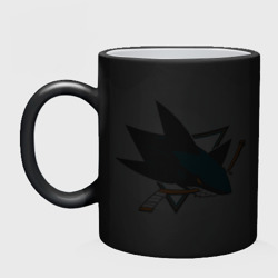 Кружка хамелеон San Jose Sharks - фото 2