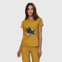 Женская пижама хлопок San Jose Sharks - фото 2