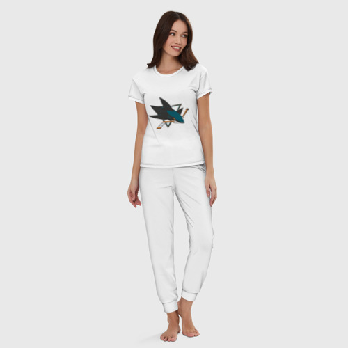 Женская пижама хлопок San Jose Sharks - фото 5