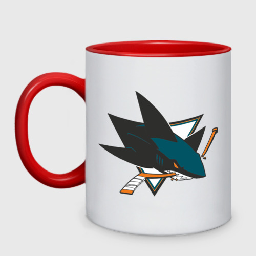 Кружка двухцветная San Jose Sharks