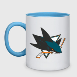 Кружка двухцветная San Jose Sharks