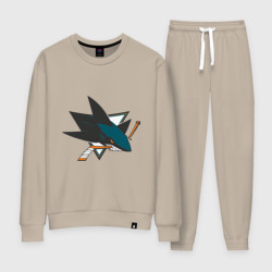 Женский костюм хлопок San Jose Sharks