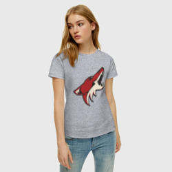 Женская футболка хлопок Phoenix Coyotes - фото 2