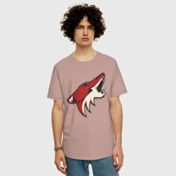 Мужская футболка хлопок Oversize Phoenix Coyotes - фото 2