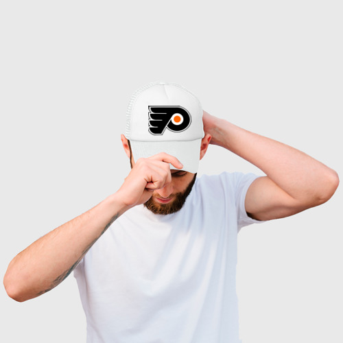 Кепка тракер с сеткой Philadelphia Flyers - фото 2