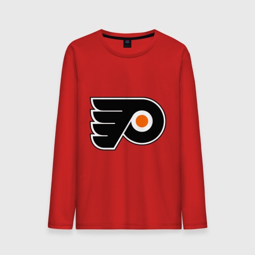 Мужской лонгслив хлопок Philadelphia Flyers, цвет красный