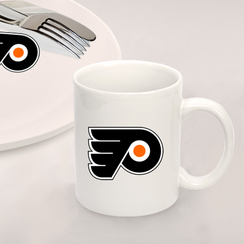 Набор: тарелка + кружка Philadelphia Flyers - фото 2