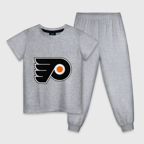 Детская пижама хлопок Philadelphia Flyers, цвет меланж