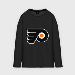 Мужской лонгслив oversize хлопок Philadelphia Flyers