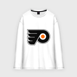 Мужской лонгслив oversize хлопок Philadelphia Flyers