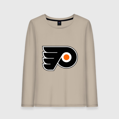 Женский лонгслив хлопок Philadelphia Flyers, цвет миндальный