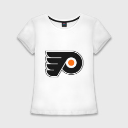 Женская футболка хлопок Slim Philadelphia Flyers