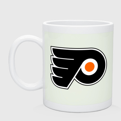 Кружка керамическая Philadelphia Flyers, цвет фосфор