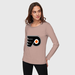 Женский лонгслив хлопок Philadelphia Flyers - фото 2