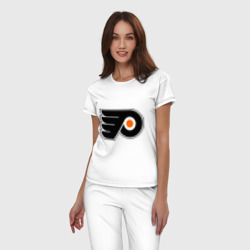 Женская пижама хлопок Philadelphia Flyers - фото 2